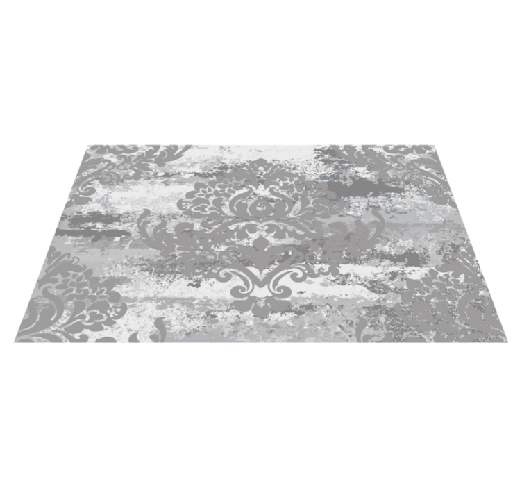 Vinyl Teppich Marmor elegante graue wirbel - TenStickers