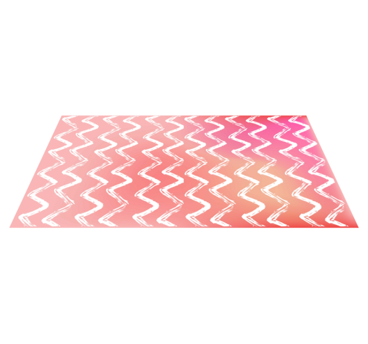 Vinyl Teppich geometrisch zickzack-muster-layout - TenStickers