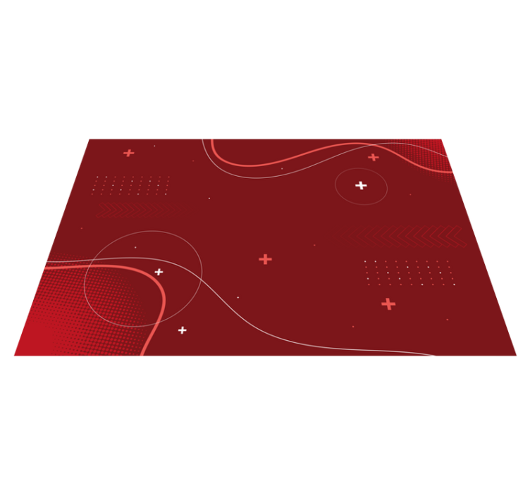 Vinyl Teppich modern dynamische abstrakte muster - TenStickers