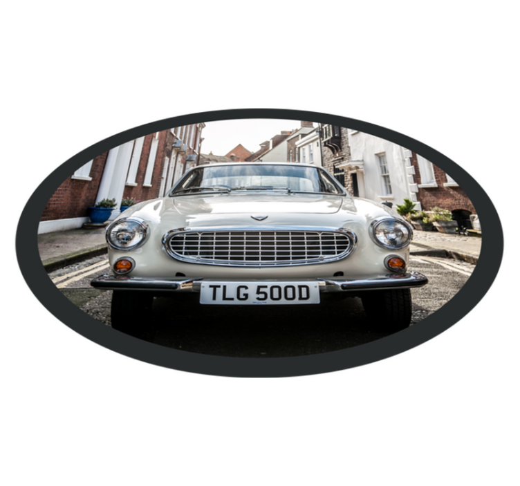 Vinyl Teppich Vintage oldtimer-front - TenStickers