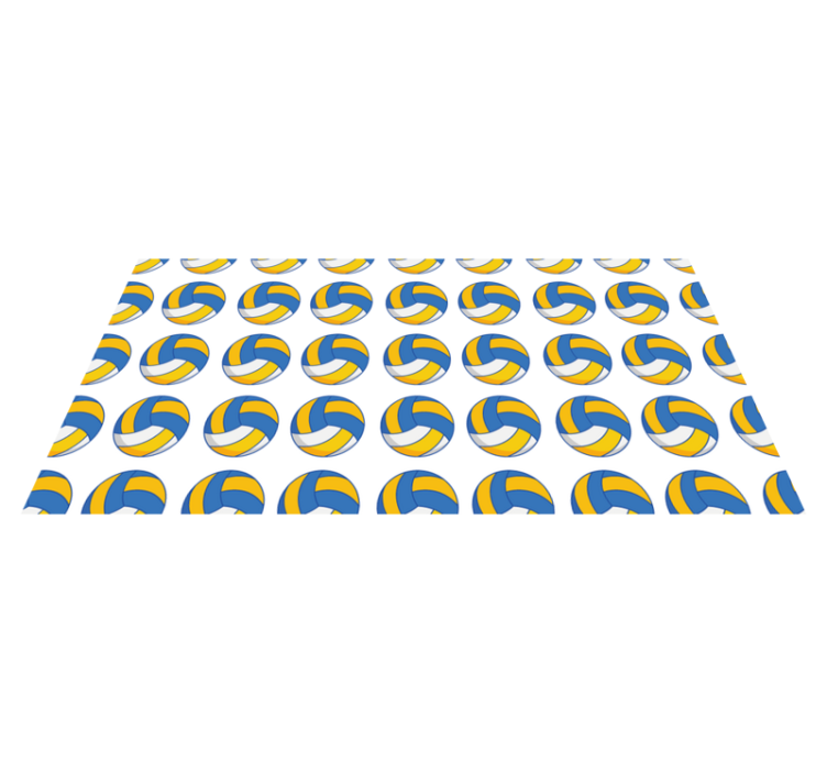 Vinyl Teppich Jugendzimmer volleyballbälle - TenStickers