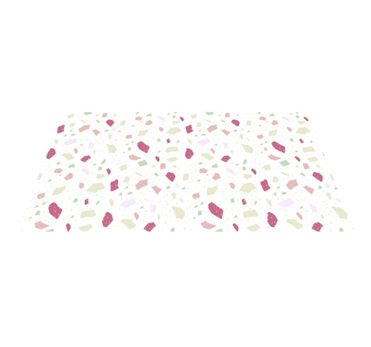 Vinyl Teppich kindlich dynamische bunte formen - TenStickers