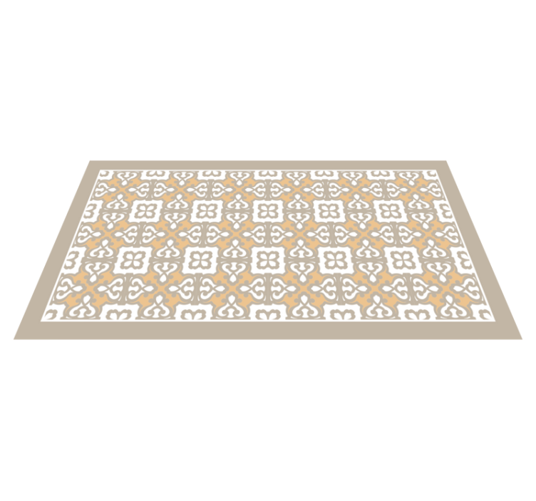 Vinyl teppich mosaik mit eleganten mustern - TenStickers