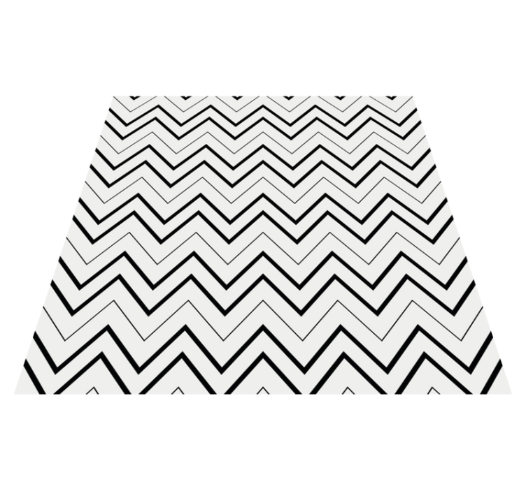 Vinyl teppich minimalistisch im chevron-stil - TenStickers