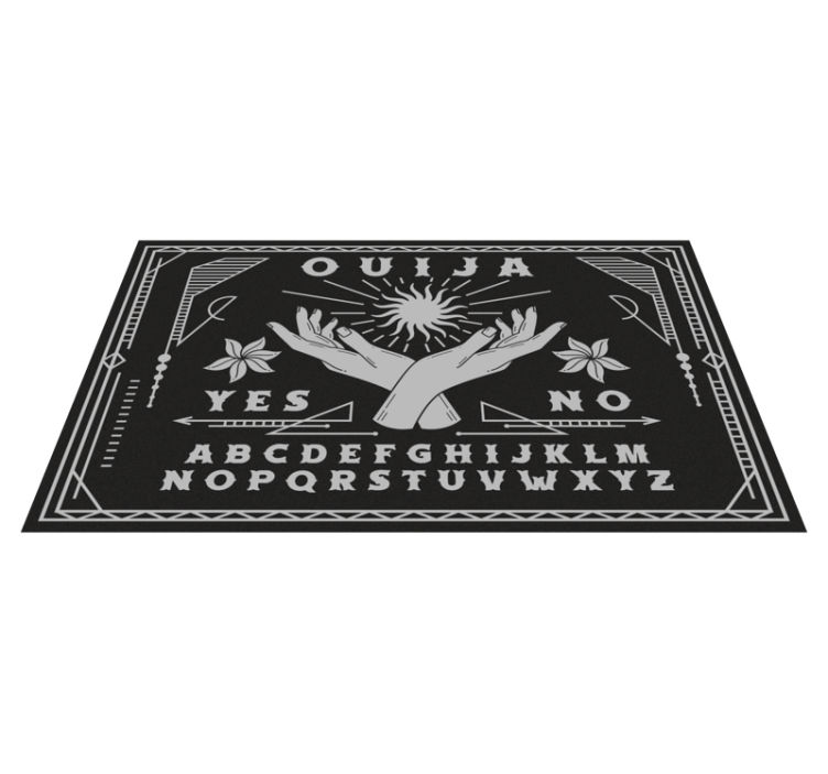 Vinyl Teppich Weltkarte ouija-hände-design - TenStickers