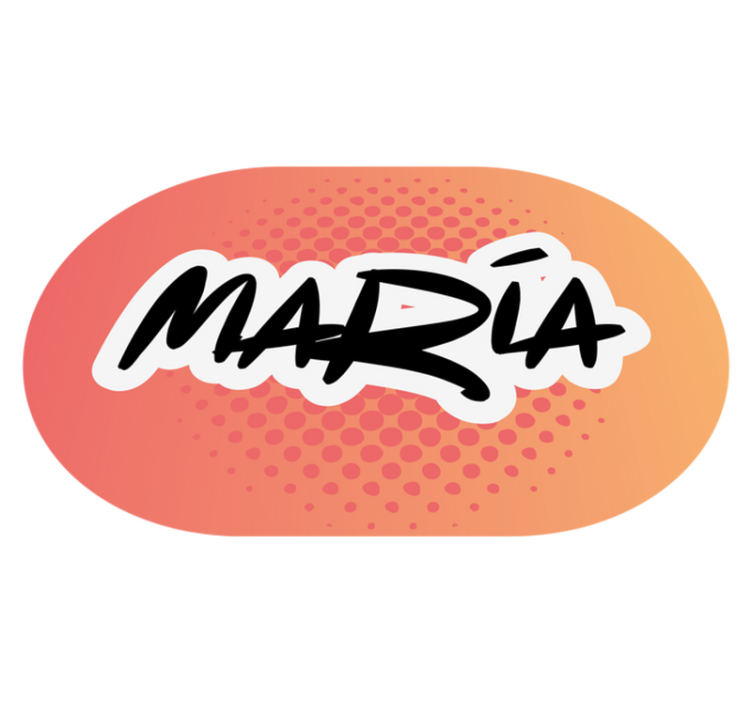 Vinyl Teppich mit Namen namensgestaltung - TenStickers