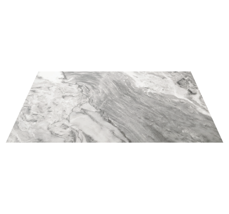 Vinyl Teppich Marmor elegante graue adern - TenStickers