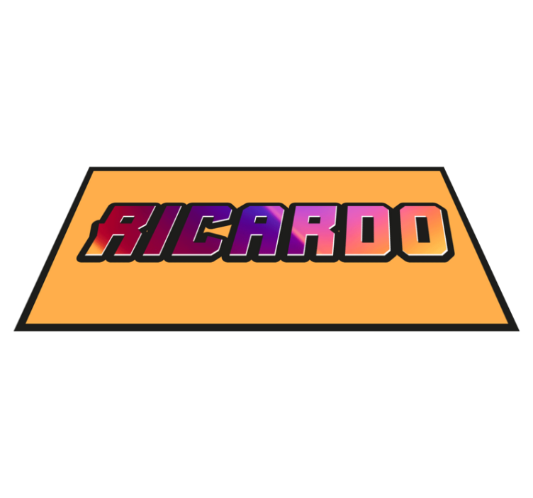 Vinyl teppich jugendzimmer mit individuellem texturname - TenStickers