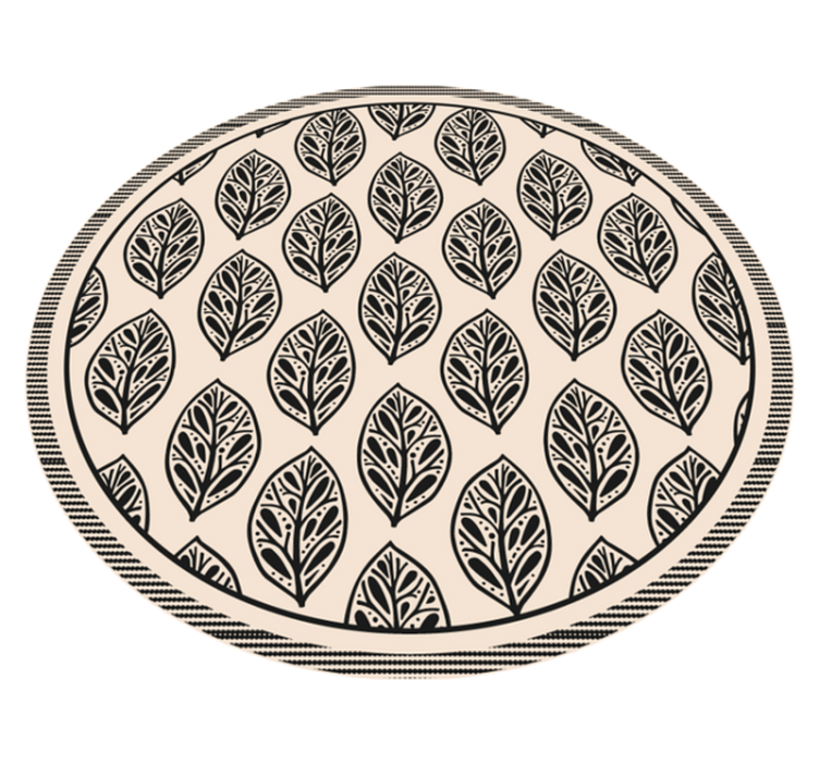 Vinyl Teppich Natur blattmuster - TenStickers