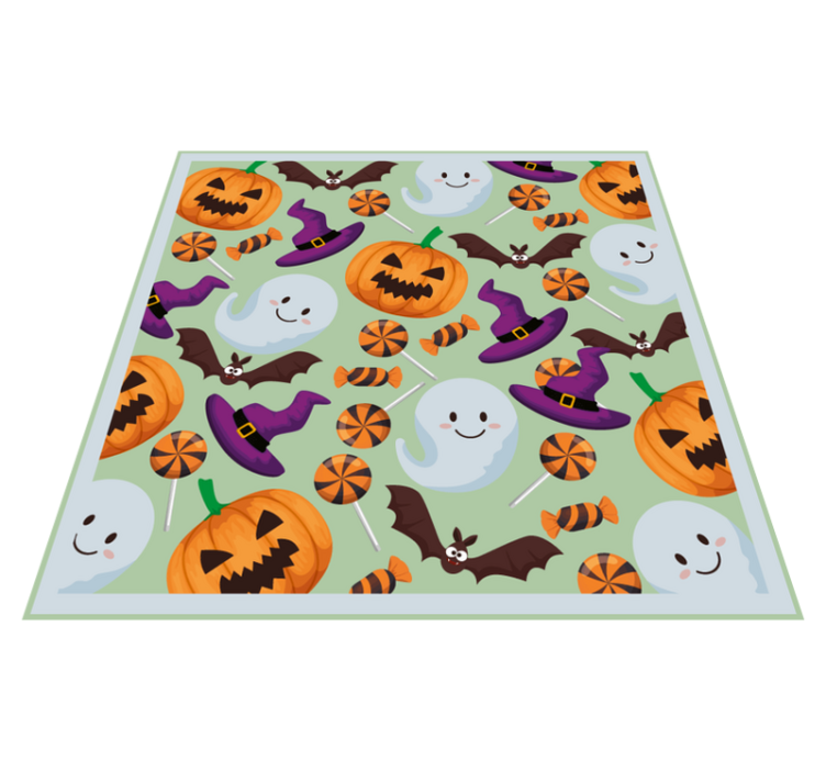 Vinyl teppich halloween für fröhliche halloween stimmung - TenStickers