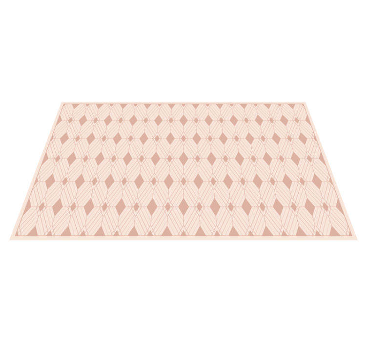 Vinyl Teppich modern geometrisches rautenmotiv - TenStickers