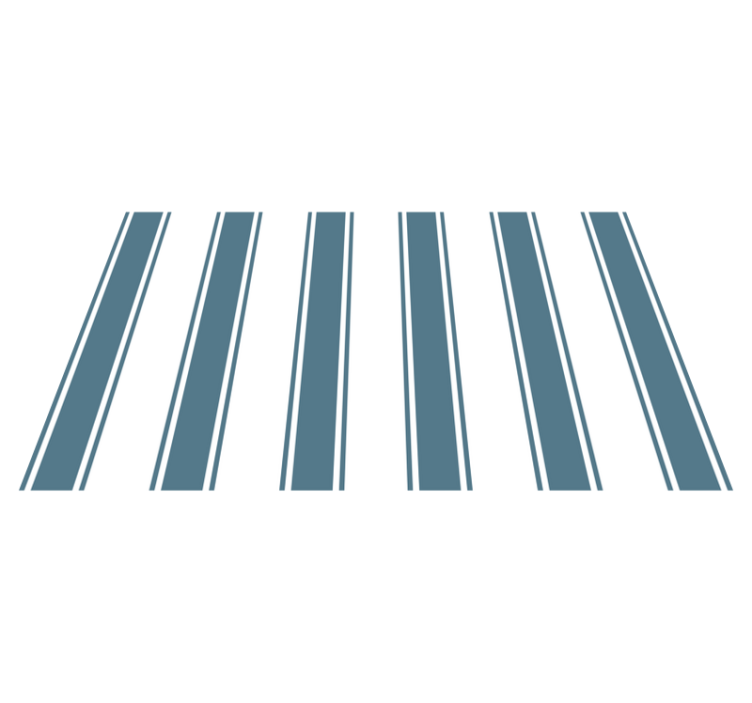 Vinyl Teppich gestreift zeitgenössisches muster - TenStickers