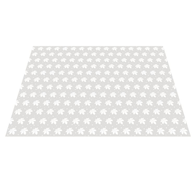 Vinyl Teppich Blumen zartes botanisches element - TenStickers