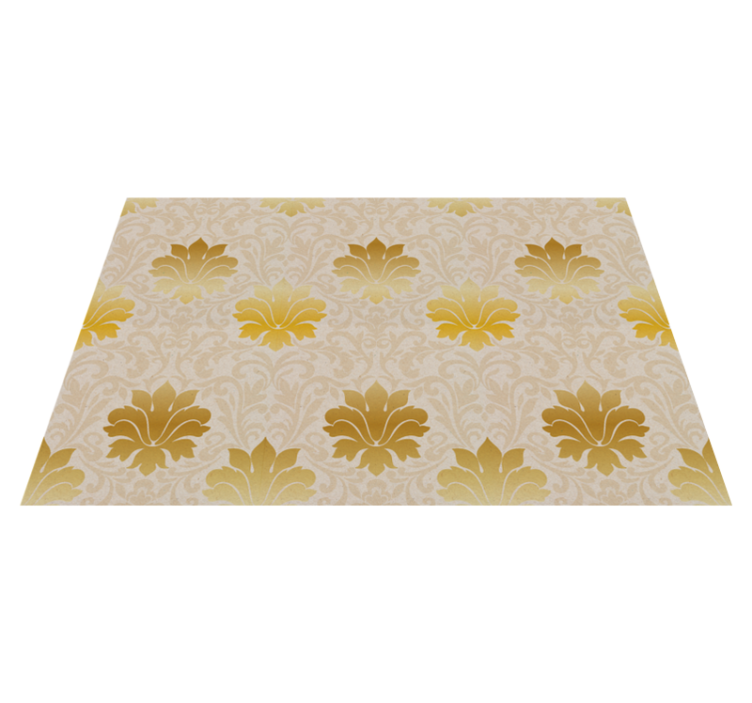 Vinyl Teppich Vintage barock muster eleganz - TenStickers