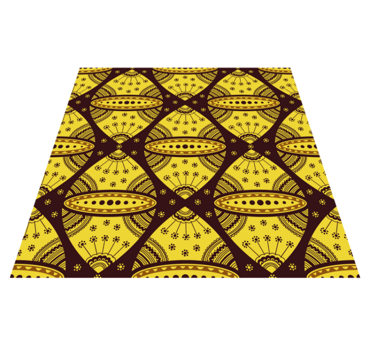 Vinyl teppich mandala inspiriert von symmetrie - TenStickers