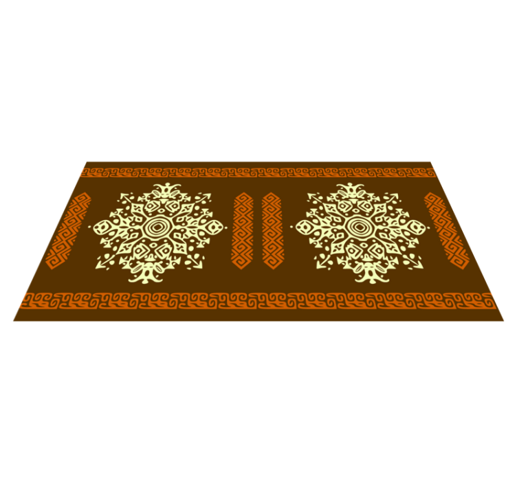 Vinyl teppich mandala im mandala motiv ensemble - TenStickers