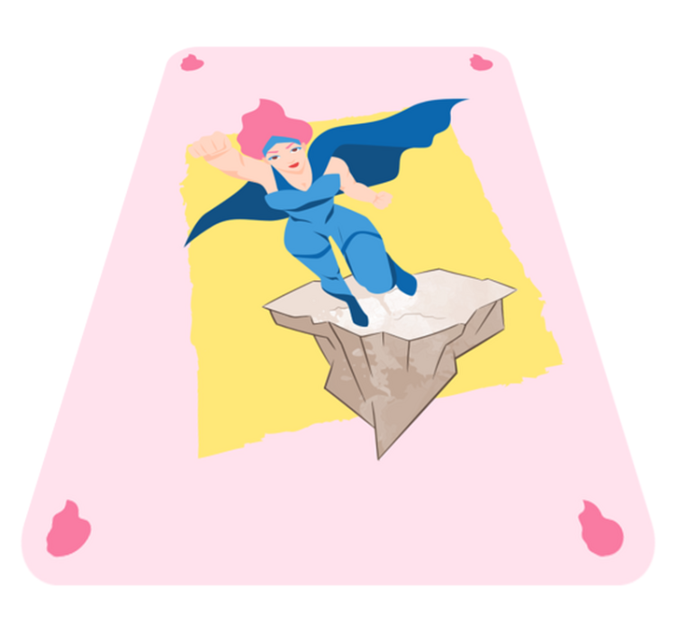 Vinyl Teppich Kinder bilder von superhelden-abenteuern - TenStickers