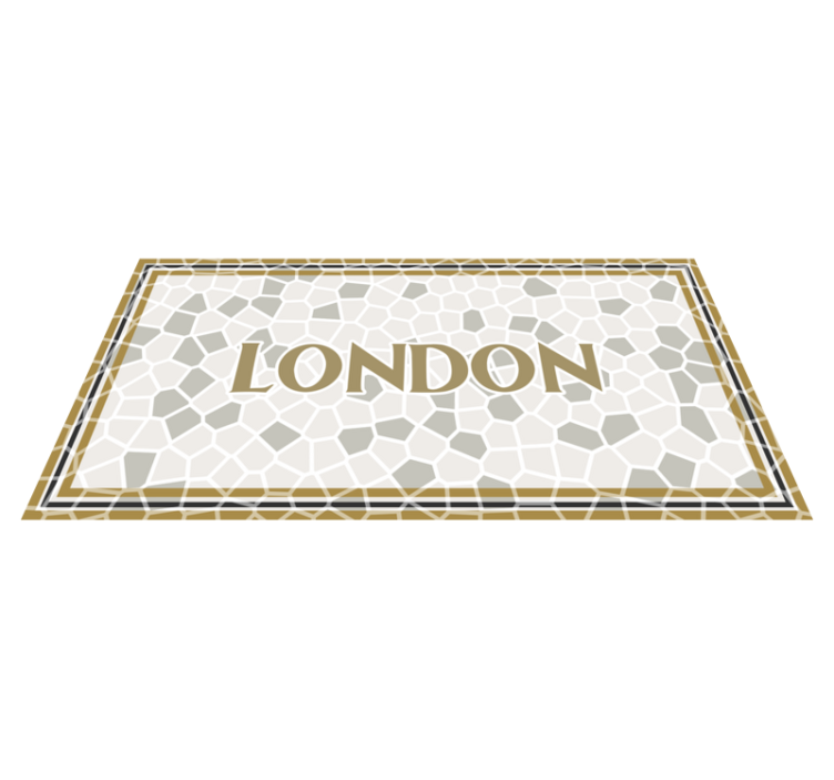 Vinyl Teppich Mosaik londoner mosaik - TenStickers