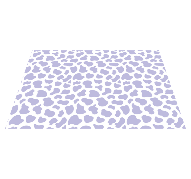 Vinyl Teppich Tiermuster lavendel-leopardenflecken - TenStickers