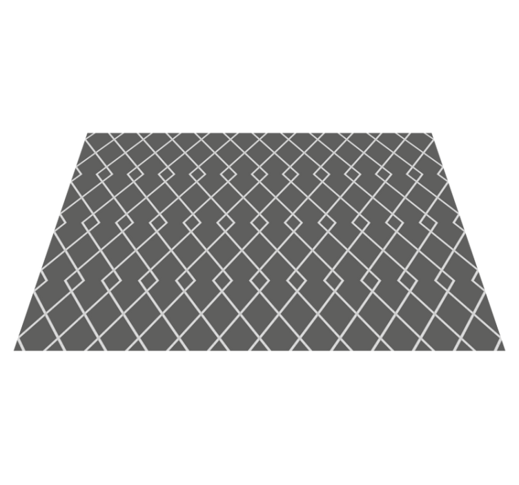 Vinyl Teppich geometrisch elegantes diamantarrangement - TenStickers