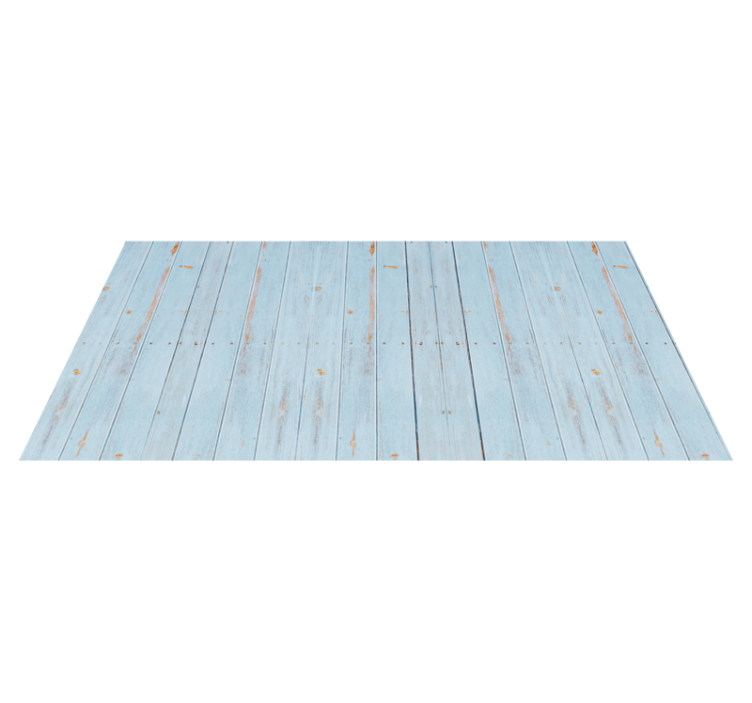 Vinylteppich Holz holztextur blau - TenStickers