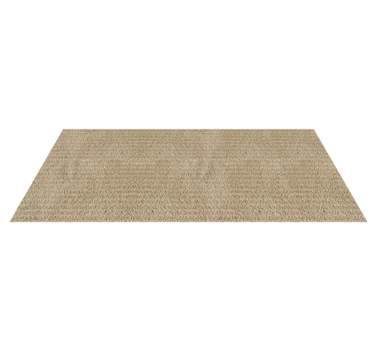 Vinylteppich modern unifarbenes Beige-Gewebe - TenStickers