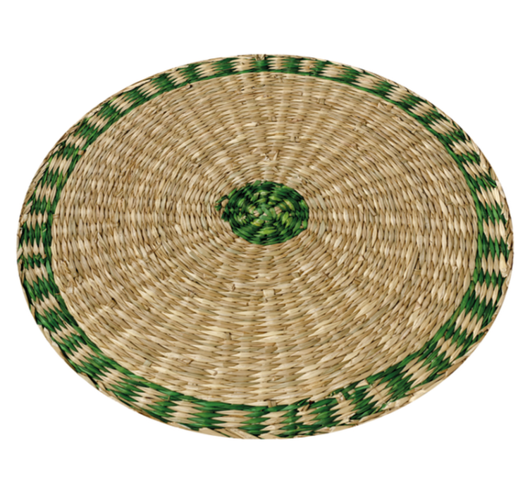 vinylteppich gewebte Rundenstruktur - TenStickers