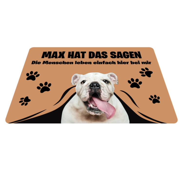Vinylteppich Diele personalisiert Foto-Haustier - TenStickers