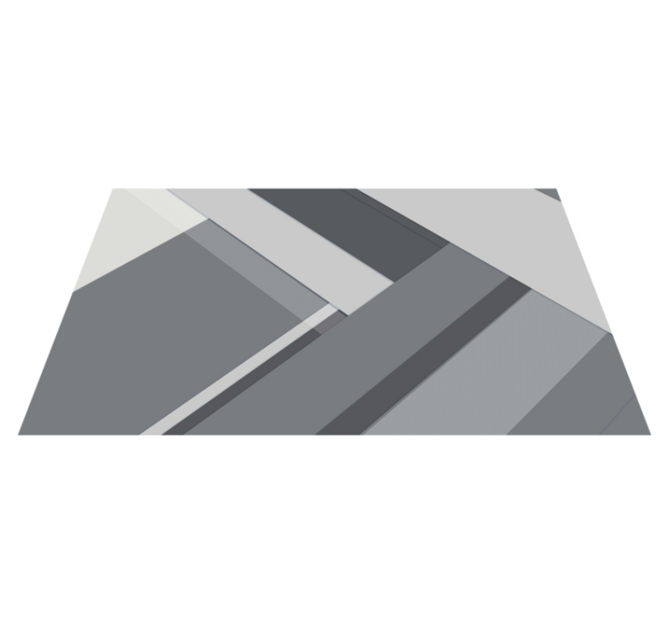 Vinylteppich Büro geometrisches Grau - TenStickers