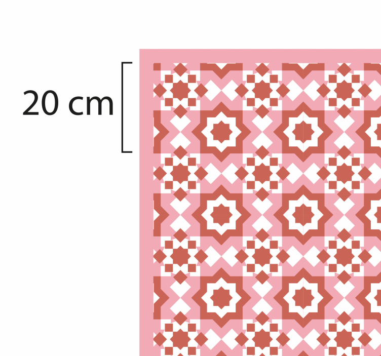 Vinyl Teppich Fliesenoptik mosaikfliesen-design - TenStickers