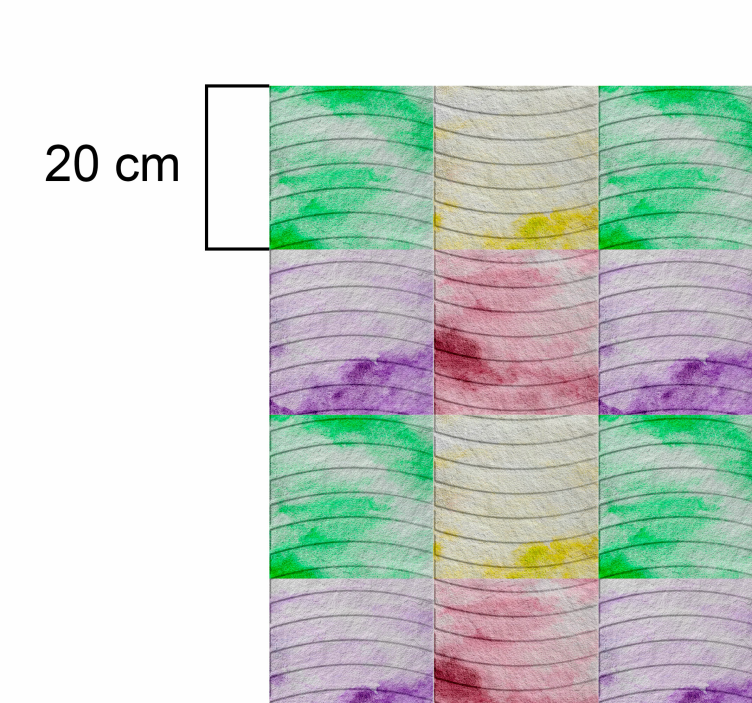 Vinylteppich Wohnzimmer Barcelona Fliesen - TenStickers