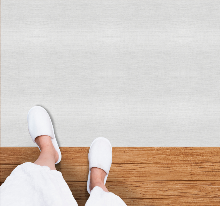 Vinyl Teppich Badezimmer weiche weiße textur - TenStickers