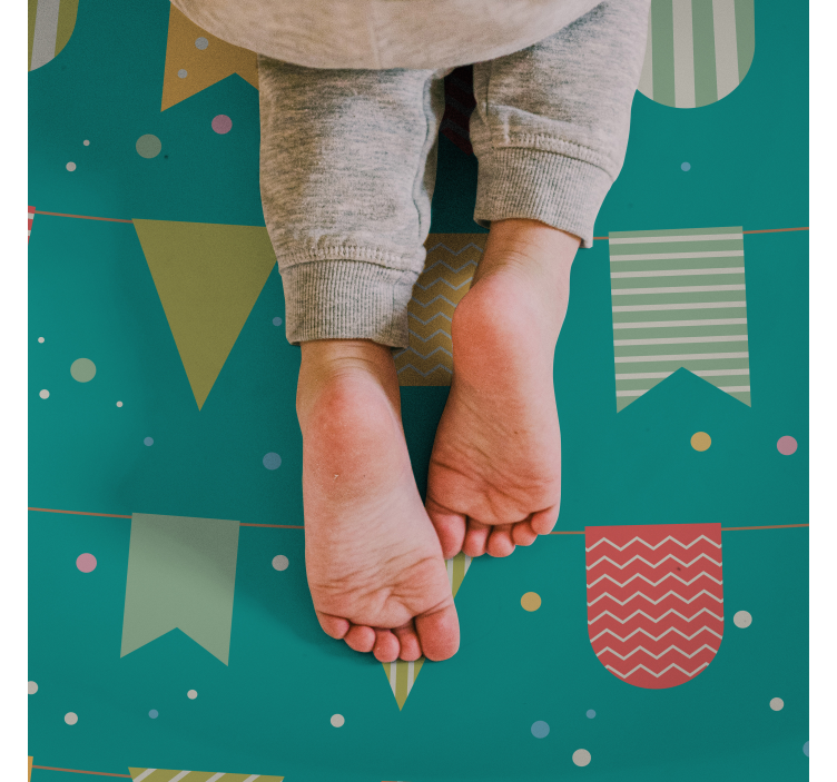 Vinyl Teppich Kinder festliche ammer - TenStickers