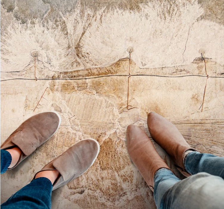 Vinyl Teppich Steinoptik natursteinstruktur - TenStickers