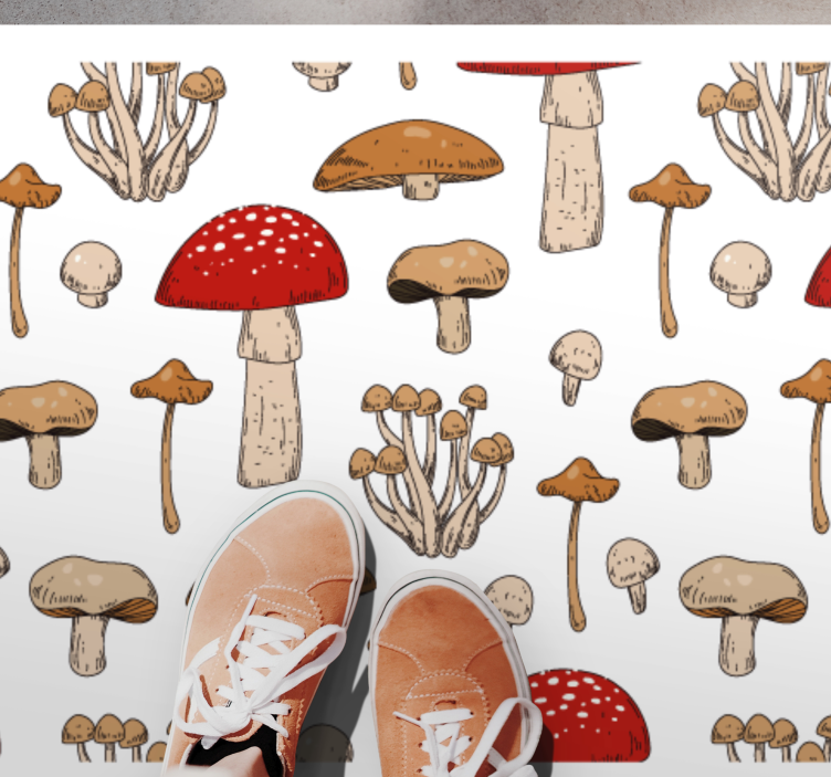 Vinyl Teppich Natur pilz-traumlandschaft - TenStickers