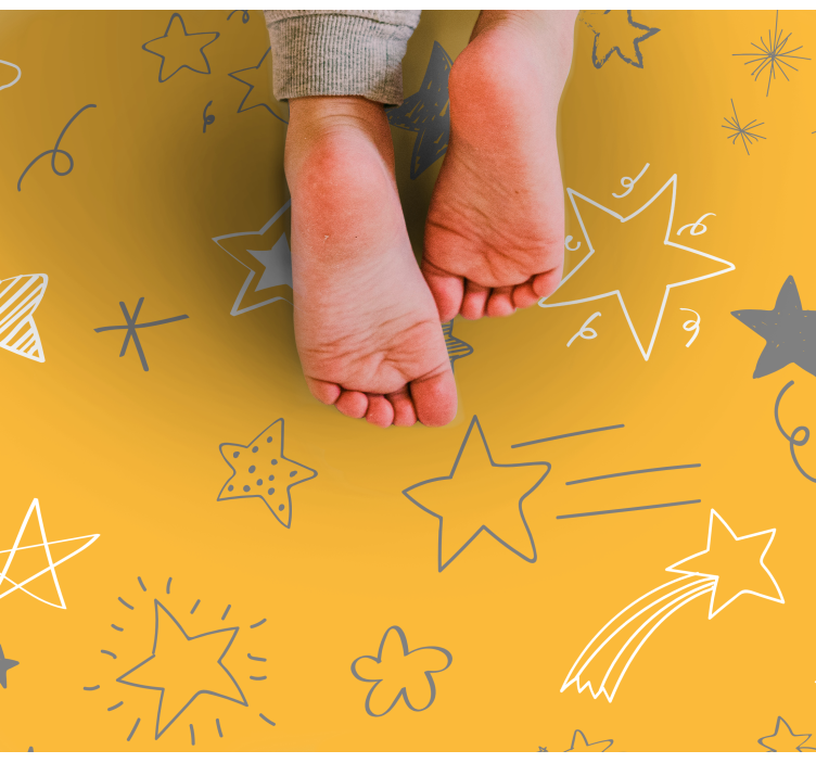 Vinyl teppich sterne mit mustern der sternennacht - TenStickers