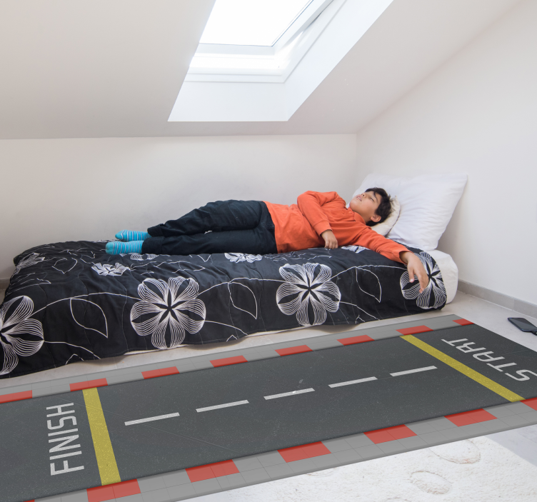 Vinyl Teppich Straßen klassische rennstrecke - TenStickers