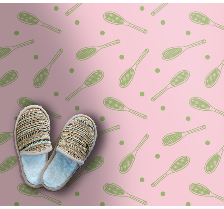 Vinyl Teppich Spiele schlägermuster - TenStickers