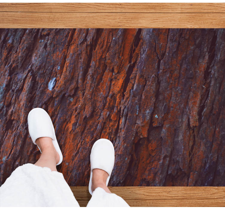 Vinylteppich Holzoptik rustikale rinde - TenStickers