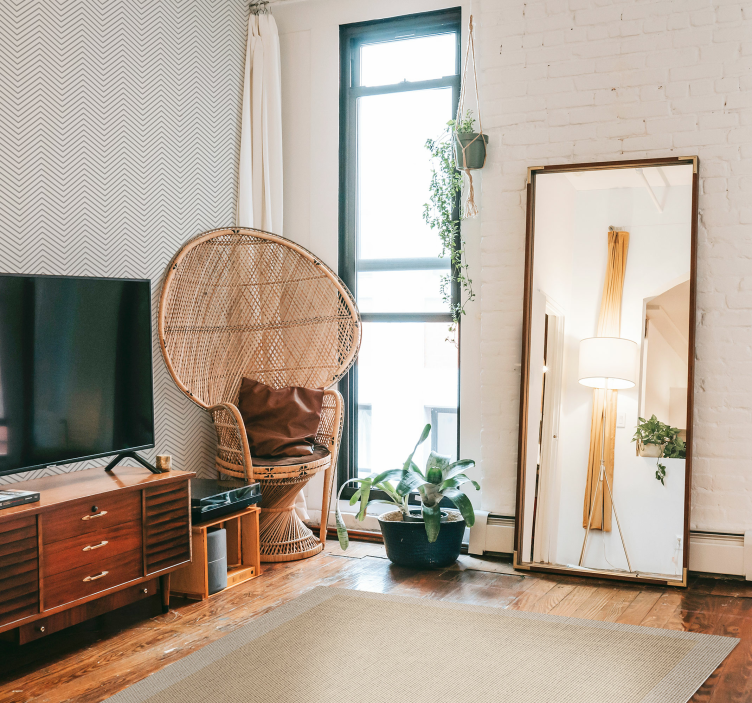 Vinyl Teppich minimalistisch teplon Beige - TenStickers