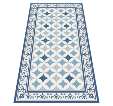 Vinyl teppich küche azure fliese - TenStickers