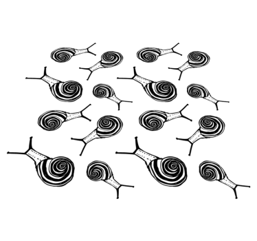 Vinyl teppich tiere schnecken pack - TenStickers