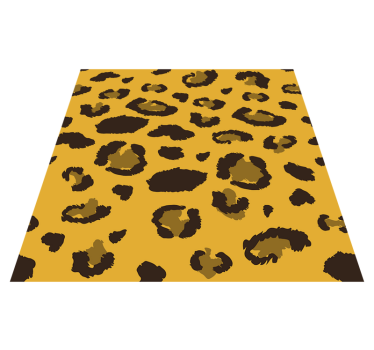 Vinyl teppich tiere im leopardenmuster - TenStickers