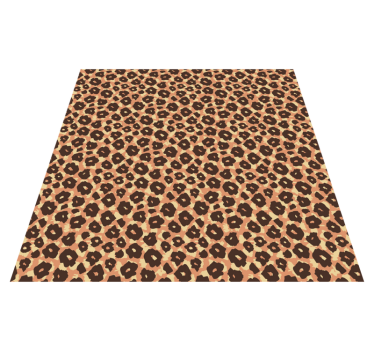 Vinyl teppich tiere samtweiche leopardenimitation - TenStickers