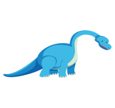 Vinyl teppich tiere mit niedlicher dinosaurierfigur - TenStickers