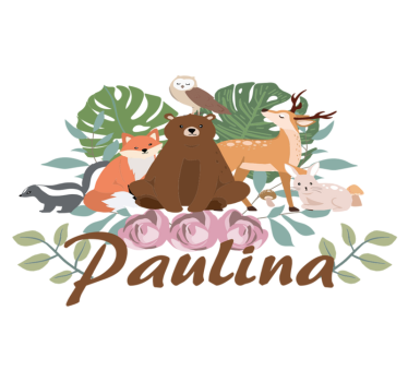 Vinyl teppich tiere waldtier versammlung - TenStickers