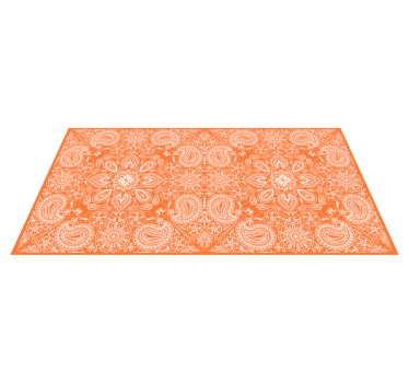 Vinyl teppich küche paisley fliesen möbel - TenStickers