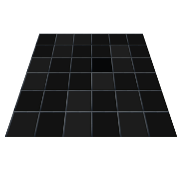 Vinyl teppich küche schwarze kleine fliesen - TenStickers