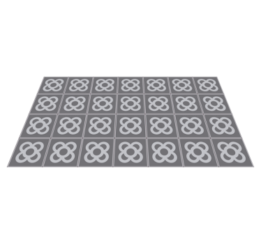 Panot barcelona mosaik Vinyl Teppich  - TenStickers
