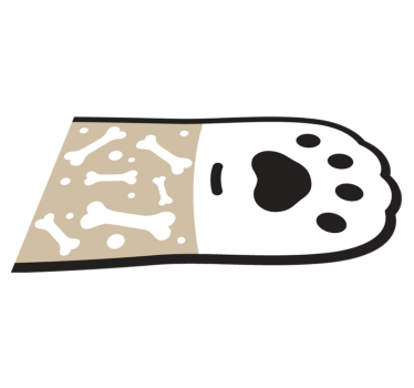 Vinyl Teppich Tiere pfotenmusteroberfläche - TenStickers
